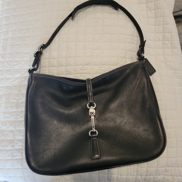 Coach Hamilton Leather bag with Silver Clip - Picture 3 of 16